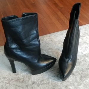 Theyskens Theory Ayla platform pointed toe boots